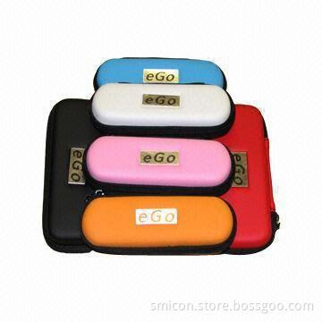 Colorful E-cigarettes Cases, Leather + EVA Materials with Different Sizes